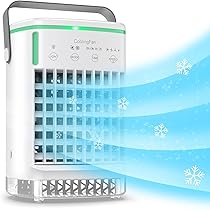 Amazon | 冷風扇 扇風機 ミニ冷風機 卓上 小型タワーファン